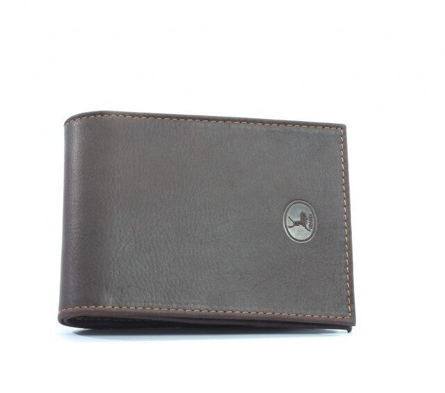 La Guêpe - Petite Maroquinerie - Portefeuille en cuir marron - 007