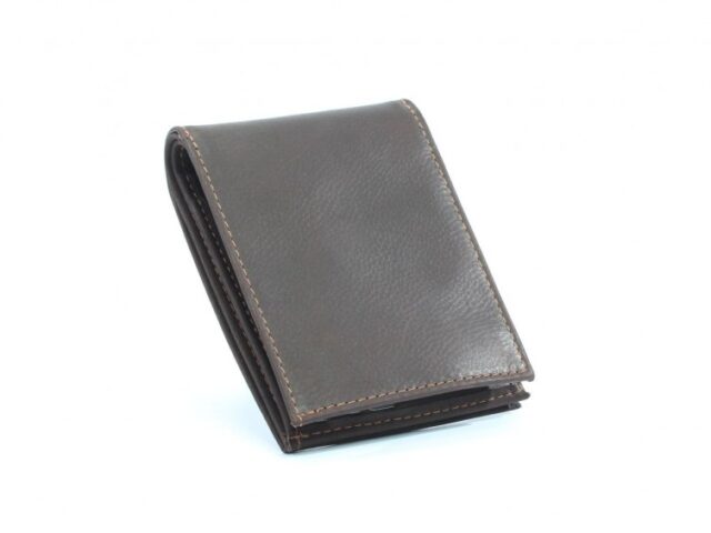 La Guêpe - Petite Maroquinerie - Portefeuille en cuir marron - 007