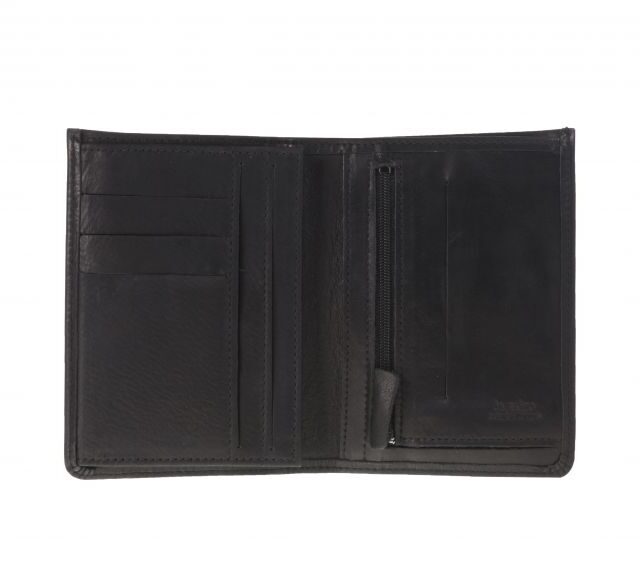 La Guêpe - Petite Maroquinerie - Portefeuille en cuir noir - 183