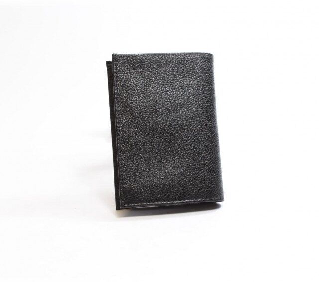 La Guêpe - Petite Maroquinerie - Portefeuille en cuir grainé - noir - 466