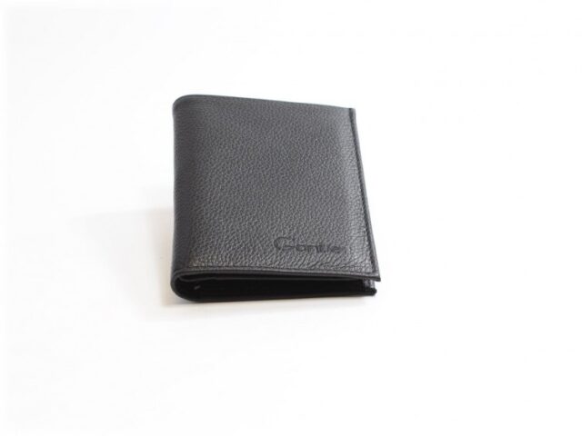 La Guêpe - Petite Maroquinerie - Portefeuille en cuir grainé - noir - 466