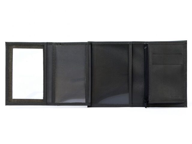 La Guêpe - Petite Maroquinerie - Portefeuille en cuir - noir - 466