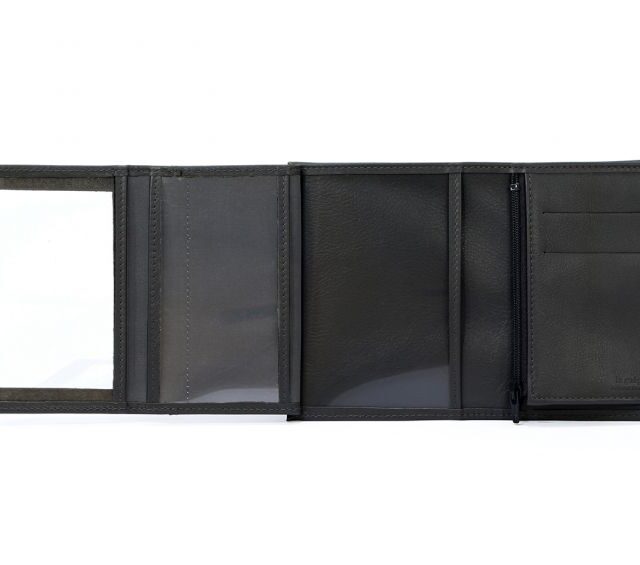 La Guêpe - Petite Maroquinerie - Portefeuille en cuir - noir - 466