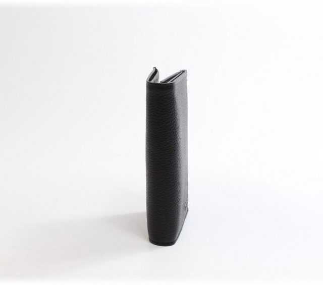 La Guêpe - Petite Maroquinerie - Portefeuille en cuir grainé - noir - 466