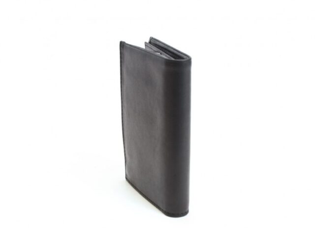 La Guêpe - Petite Maroquinerie - Portefeuille en cuir noir