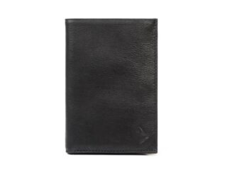 La Guêpe - Portefeuille en cuir noir, à  4 volets  220