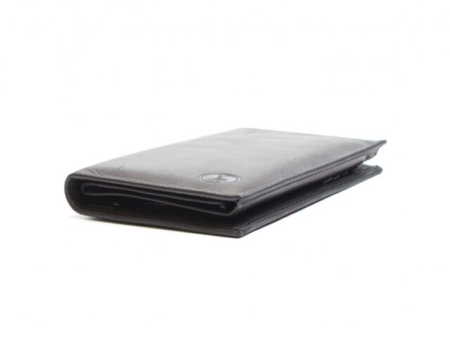 La Guêpe - Petite Maroquinerie - Portefeuille en cuir noir