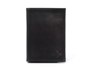 La Guêpe - Portefeuille en cuir noir, à  4 volets  466