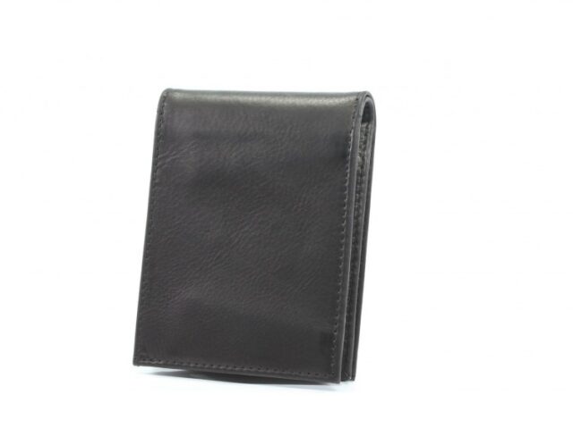 La Guêpe - Petite Maroquinerie - Portefeuille en cuir noir - 007