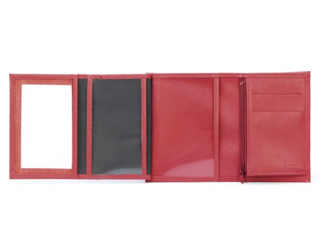 La Guêpe - Petite Maroquinerie - Portefeuille en cuir - rouge - 466