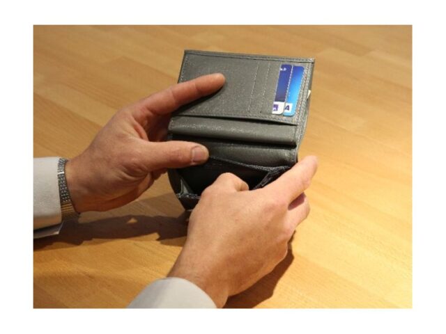 La Guêpe - Petite Maroquinerie - Portefeuille en cuir - rouge - 466