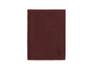 La Guêpe - Portefeuille en cuir souple violet – 15 cm, 3 volets – PM-006-04