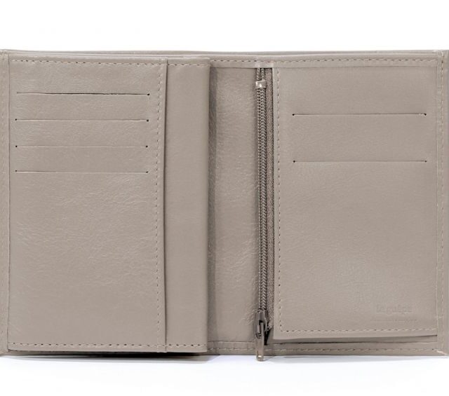La Guêpe - Petite Maroquinerie - Portefeuille en cuir - taupe - 466