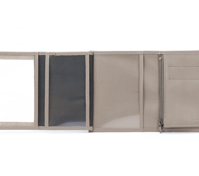 La Guêpe - Petite Maroquinerie - Portefeuille en cuir - taupe - 466