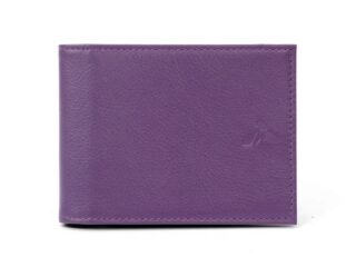 La Guêpe - Portefeuille à l’italienne en cuir – violet – 007