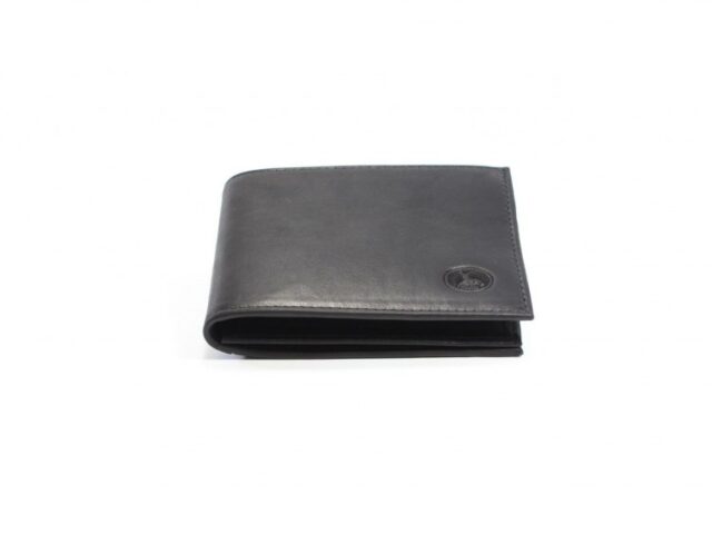 La Guêpe - Petite Maroquinerie - Portefeuille en cuir noir - 427