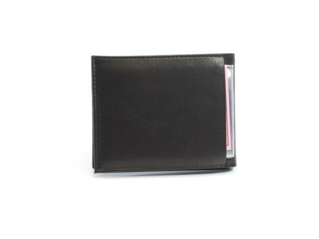 La Guêpe - Petite Maroquinerie - Portefeuille en cuir noir - 427