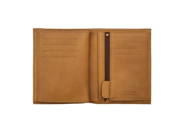 La Guêpe - Petite Maroquinerie - Portefeuille "Luxe" en cuir gold - 13 cm - PM-028-01