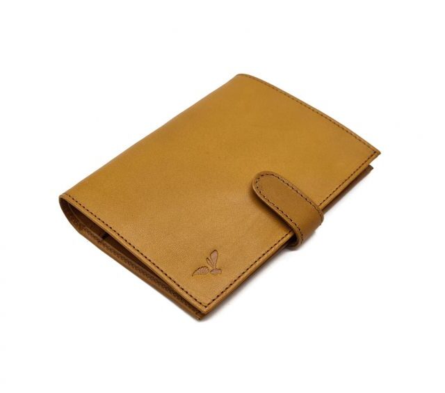 La Guêpe - Petite Maroquinerie - Portefeuille "Luxe" en cuir gold - 15 cm