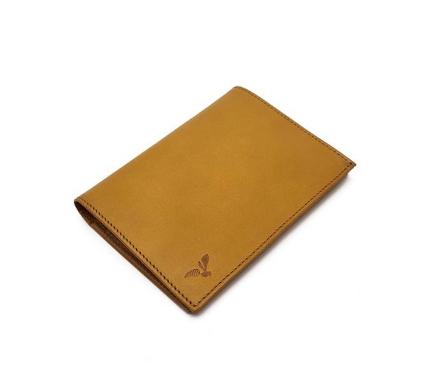 La Guêpe - Petite Maroquinerie - Portefeuille "Luxe" en cuir gold - 15 cm