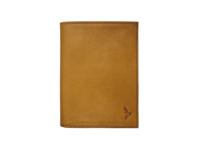 La Guêpe - Petite Maroquinerie - Portefeuille "Luxe" en cuir gold - 15 cm