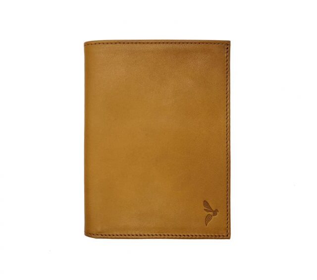 La Guêpe - Petite Maroquinerie - Portefeuille "Luxe" en cuir gold - 15 cm