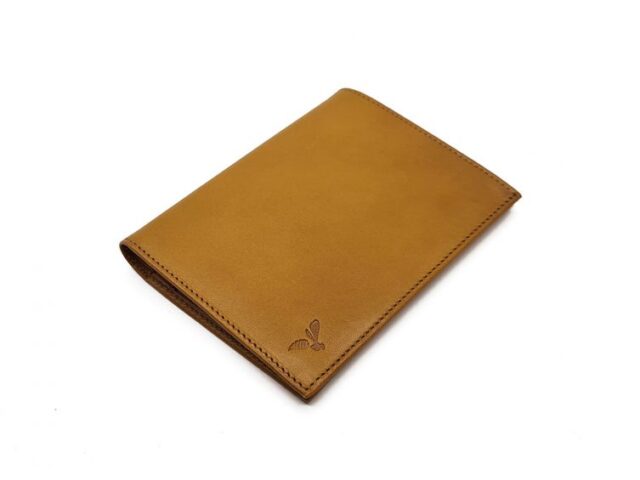 La Guêpe - Petite Maroquinerie - Portefeuille "Luxe" en cuir gold - 15 cm