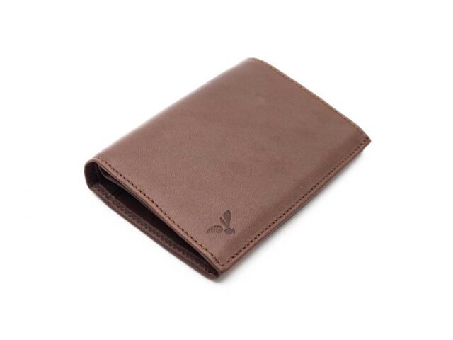 La Guêpe - Petite Maroquinerie - Portefeuille "Luxe" en cuir marron - 13 cm - PM-028-01