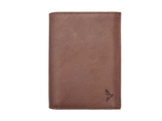 La Guêpe - Portefeuille Luxe en cuir marron  13 cm  PM-028-01