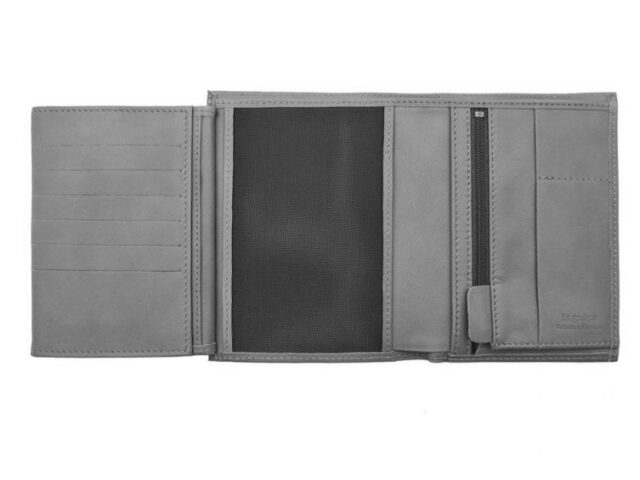 La Guêpe - Petite Maroquinerie - Portefeuille "Luxe" en cuir rosa - 15 cm 4 volets - PM-019-01