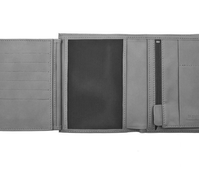 La Guêpe - Petite Maroquinerie - Portefeuille "Luxe" en cuir rosa - 15 cm 4 volets - PM-019-01