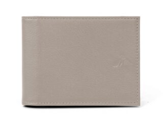 La Guêpe - Portefeuille à litalienne en cuir  taupe  007