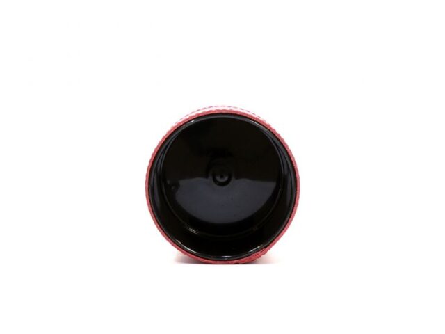 Lavoisier Maroquinier - Pot à crayons en cuir rouge coquelicot