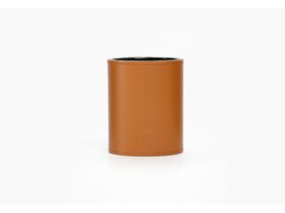 LAVOISIER Maroquinier - Pot à crayons en cuir gold