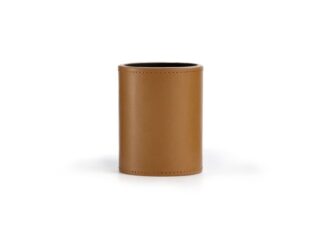 LAVOISIER Maroquinier - Pot à crayons en cuir luxe gold – PC900