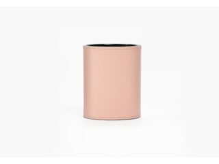 Pot à crayons en cuir rose par la marque LAVOISIER Maroquinier LAVOISIER Maroquinier - Pot à crayons en cuir rose