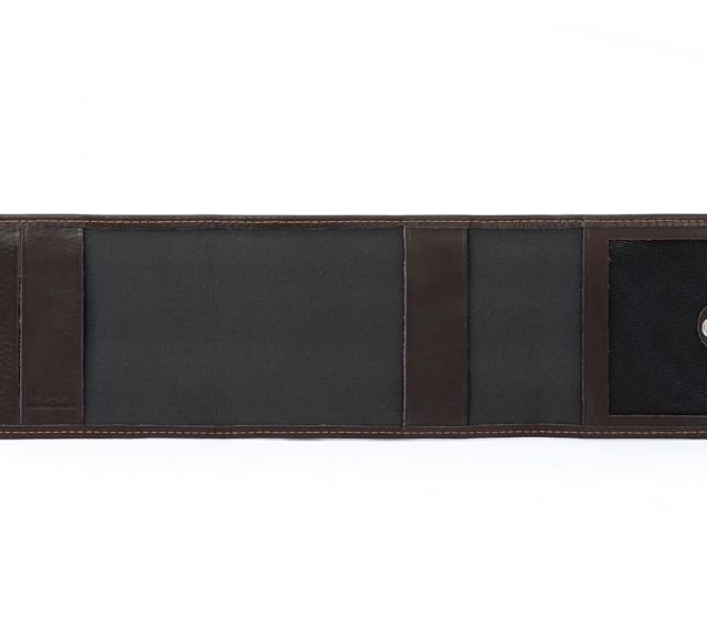 La Guêpe - Petite Maroquinerie - Porte-chéquier compact en cuir - marron - 720