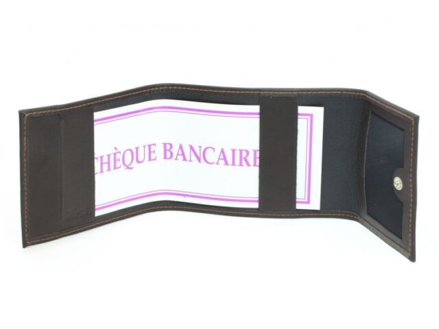 La Guêpe - Petite Maroquinerie - Porte-chéquier compact en cuir - marron - 720