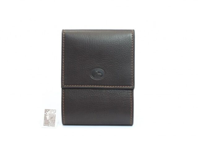 La Guêpe - Petite Maroquinerie - Porte-chéquier compact en cuir - marron - 720