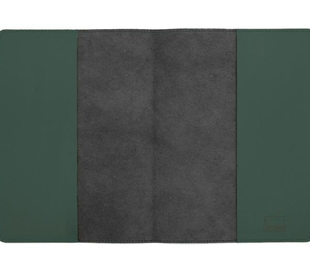 Lavoisier Maroquinier - Protège cahier A5 en cuir - PH501 Vert