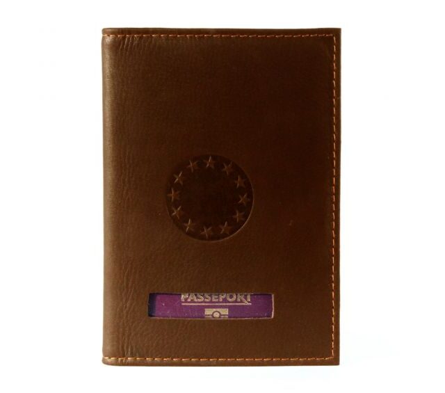 La Guêpe - Petite Maroquinerie - Protège passeport en cuir gold - 421