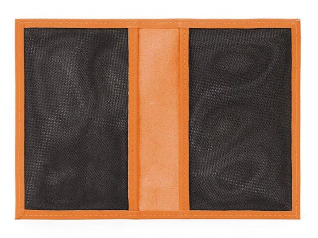 La Guêpe - Petite Maroquinerie - Protège passeport en cuir - orange - 421