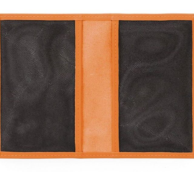 La Guêpe - Petite Maroquinerie - Protège passeport en cuir - orange - 421