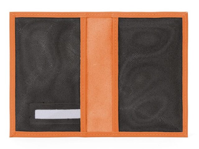 La Guêpe - Petite Maroquinerie - Protège passeport en cuir - orange - 421