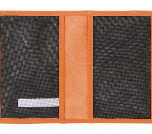 La Guêpe - Petite Maroquinerie - Protège passeport en cuir - orange - 421