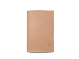 La Guêpe - Protège passeport Luxe en cuir rosa  simple 2 volets  PM-032-01