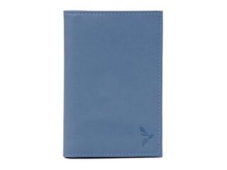 La Guêpe - Protège passeport en cuir – bleu de prusse – 421