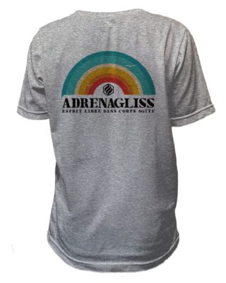 Adrenagliss - Rainbow  TEE SHIRT ENFANT FABRIQUÉ EN FRANCE EN COTON BIO
