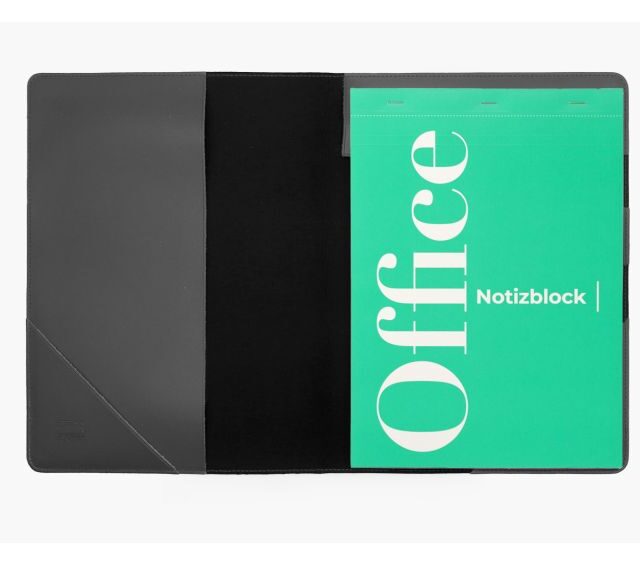 Lavoisier Maroquinier - Recharge bloc papier conférencier A4 en cuir