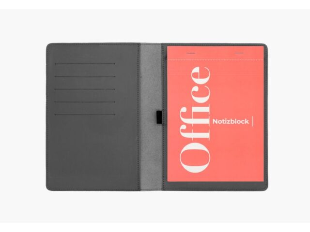 Lavoisier Maroquinier - Recharge bloc papier conférencier A5 en cuir